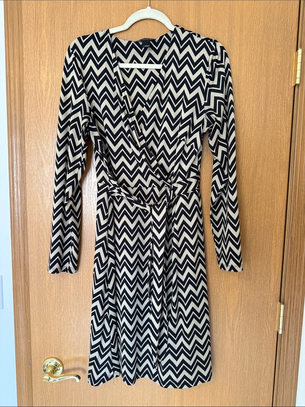 INC International Concepts Chevron Wrap Dress – Size Large